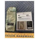 Sterling lighter holder with x rated girl 26.82 g