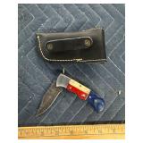 Demascus pocket knife