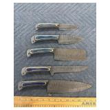 5 piece Demarcus knife set