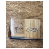 Unknown autographs on wood