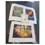 3 signed prints