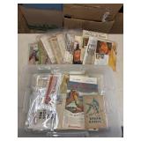 Large lot of food ephemeral