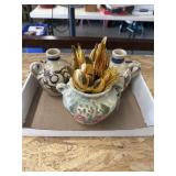 Pottery and flatware