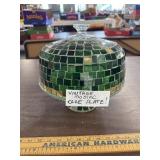 Vintage mosaic cake plate