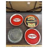 4 Genesee beer trays