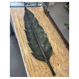 Metal leaf decor