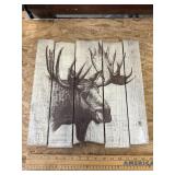 Moose wall decor