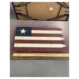 Primitive wood flag