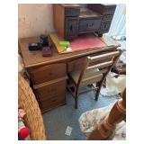 Desk and chair