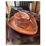 Cowboy hat snack tray