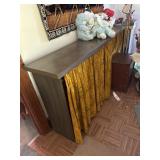 Vintage pull out bed stand