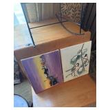 2 paintings signed j.hall