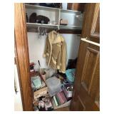 Contents of closet