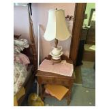 End stand and lamp