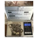 Sterling bracelets 15.4 grams and misc necklace
