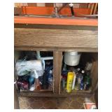 Contents of cabinet