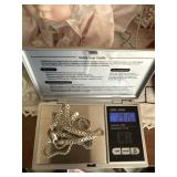 .925 necklace and bracelet 29.1 grams