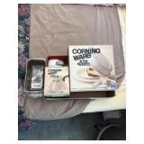 Pyrex and Corning ware