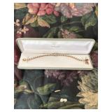 18k over sterling bracelet