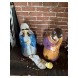 NATIVITY BLOW MOLDS
