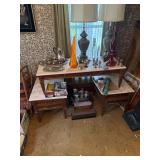 3pc marble top living room tables
