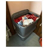 2 totes of clothing