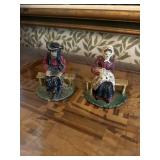 Iron Amish bookends