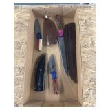 3 Demascus knives