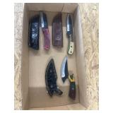 3 handmade knives