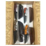 4 handmade knives