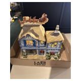 Music box village house