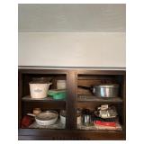 Contents of cabinet