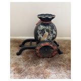 Oriental vase on stand