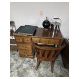 Desk and chair