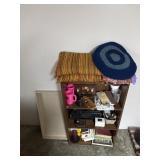 Bookshelf and contents