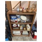 Bookshelf and contents