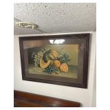 Antique fruit print