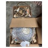 Antique lamp with prizms