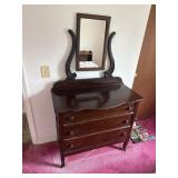 3 drawer dresser and mirror
