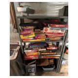 Shelf and contents