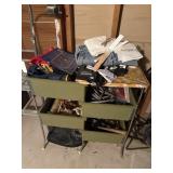 Shelf with tools and misc