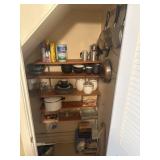 Contents of basement entry