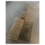 2 matching carpet runners