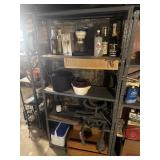 Shelf with contents