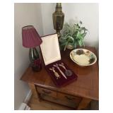 Contents of side table