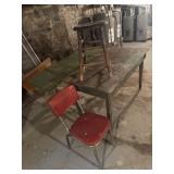 Tables and chairs