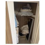 Contents of closet window screens not included