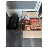 Paper shredder and books
