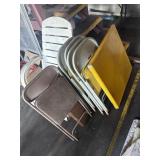 Card tables and chairs