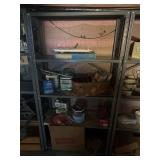 Shelf with contents